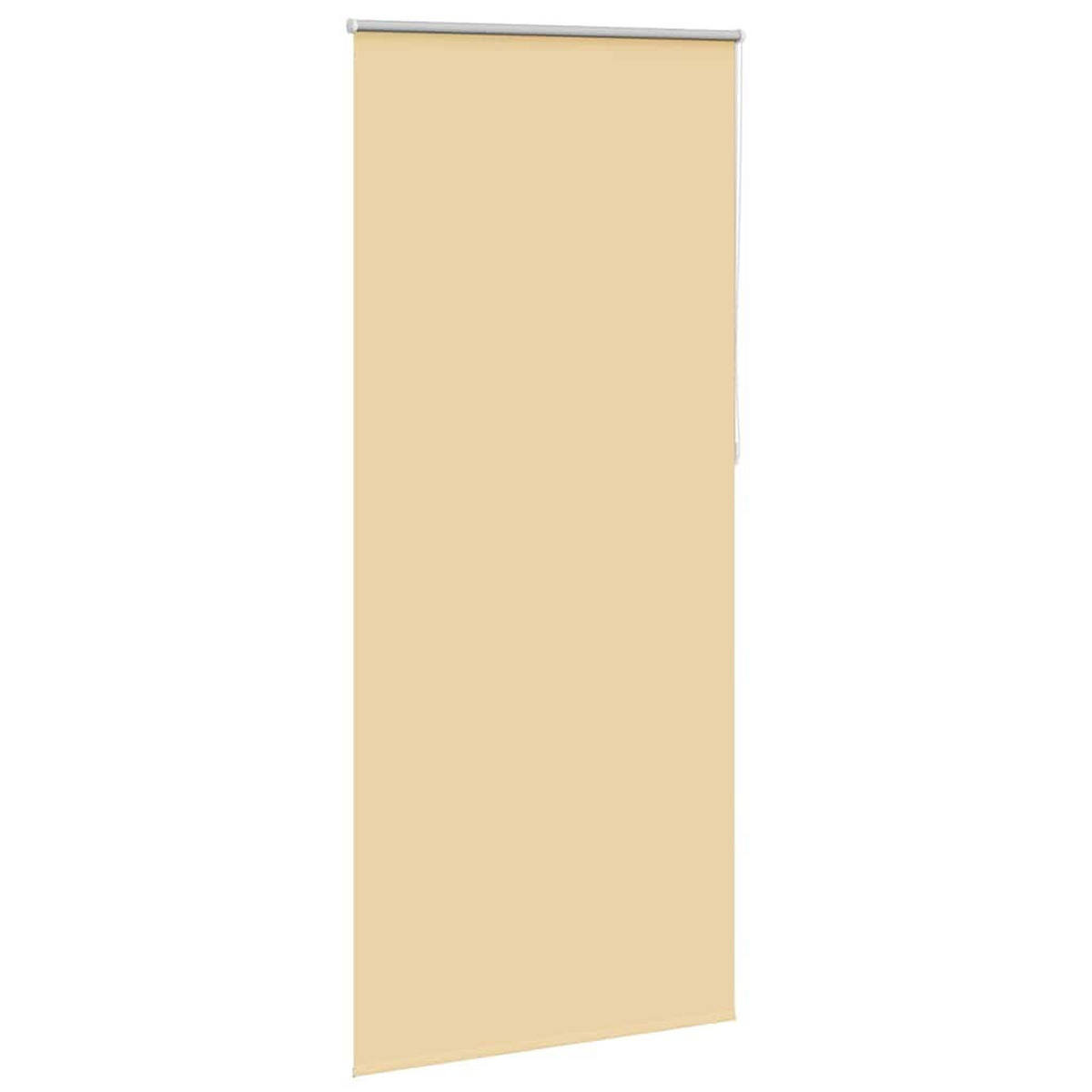 VERDUNKELUNGSROLLO 84,4/230 cm Stoffbreite 80 cm aus Polyester Beige - Beige, Textil (80/230cm) - vidaXL