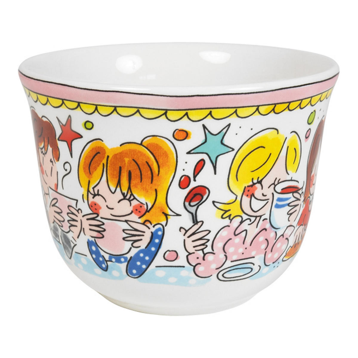 SUPPENSCHALE Tasse voller Komfort in Bunt - 9,7cm - Multicolor, Keramik (12.7/16.2/9.7cm) - Blond Amsterdam
