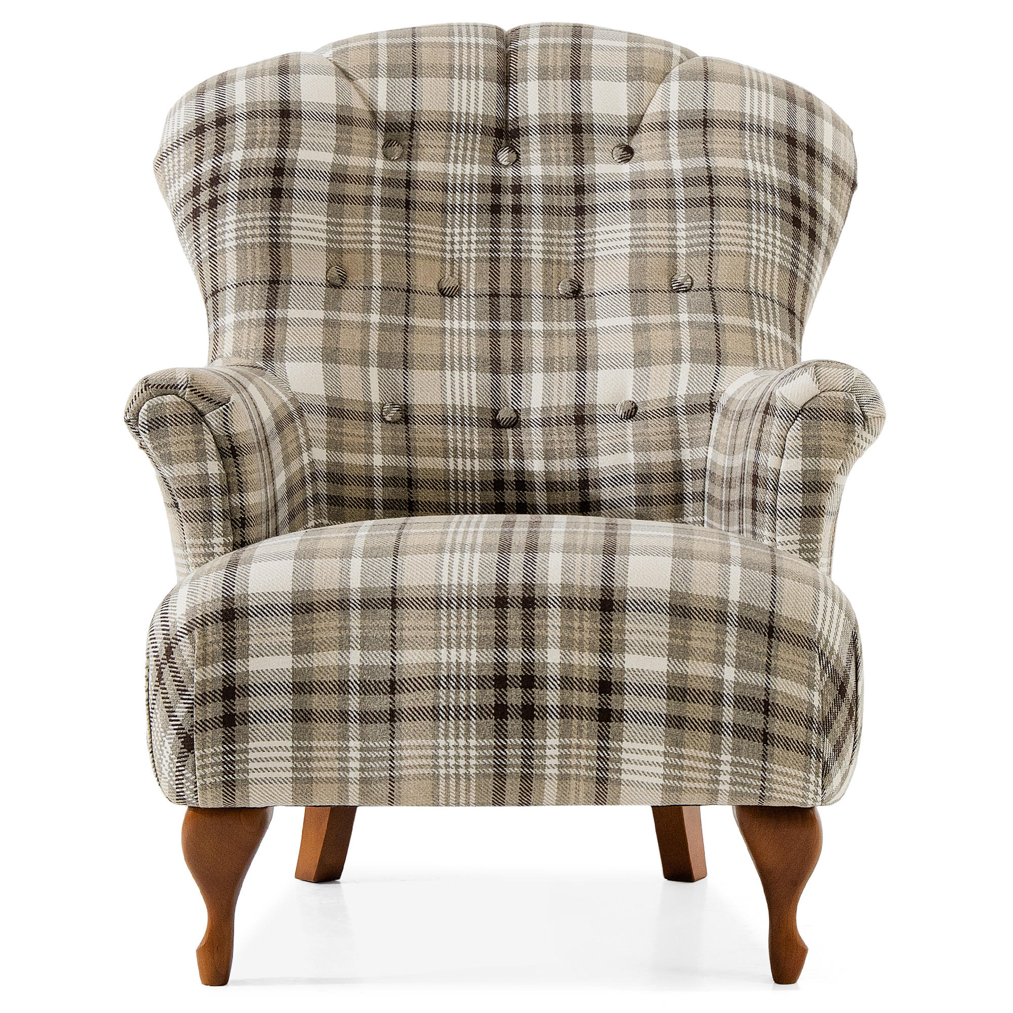 SESSEL MIT FUẞSTÜTZE TOMIS, Braun/Beige - Braun, Eichenholz/Holz (76/101/83cm) - KONSIMO®