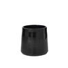 BLUMENTOPF RUND - Töpferei - Schwarz - L - Ø 28 cm - Schwarz, Keramik (28/26cm) - J-Line