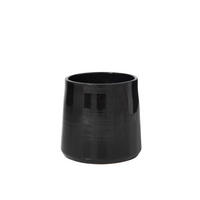 BLUMENTOPF RUND - Töpferei - Schwarz - L - Ø 28 cm - Schwarz, Keramik (28/26cm) - J-Line