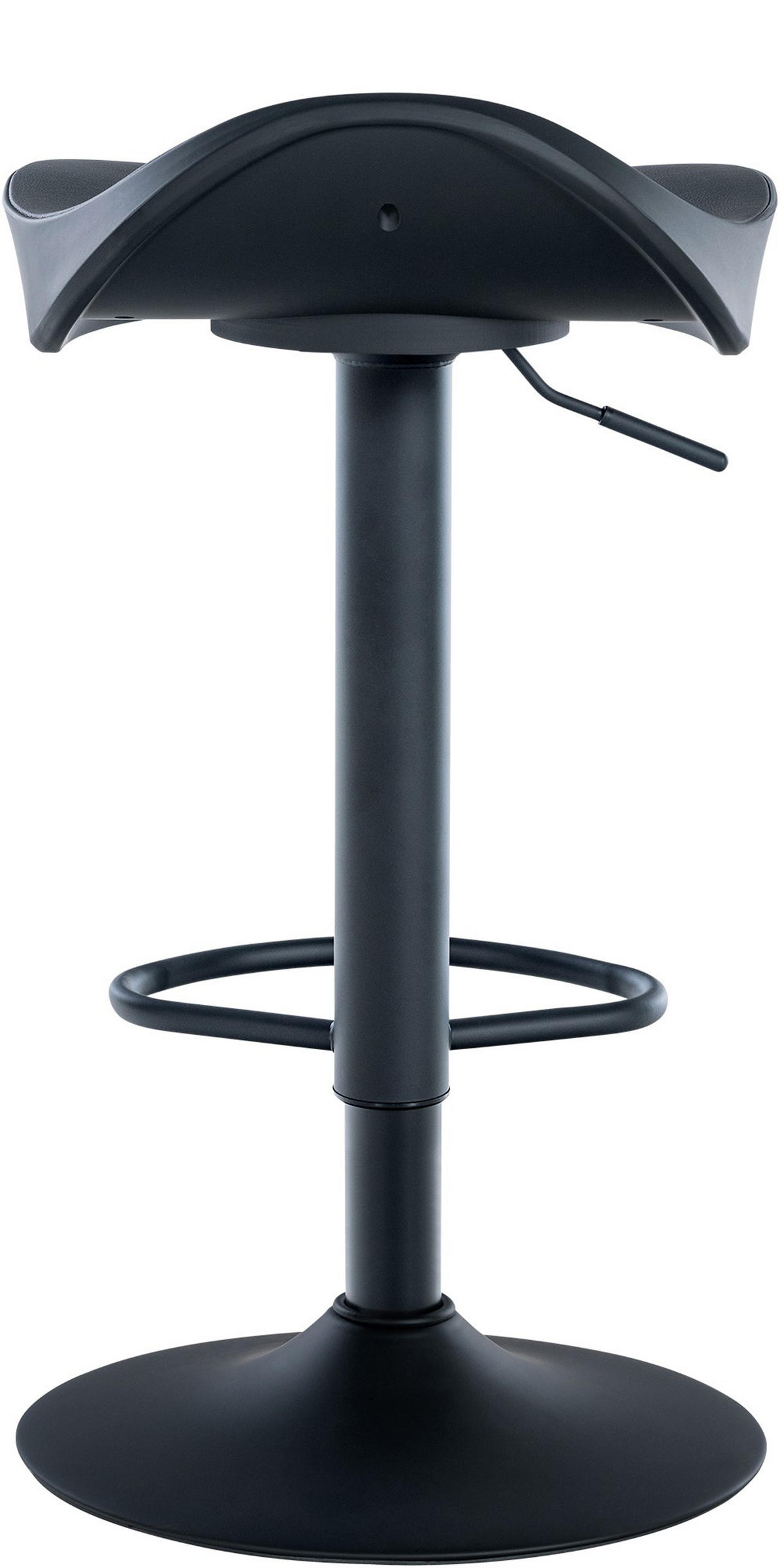 BARHOCKER Alice schwarz - Schwarz, Kunststoff/Metall (39/90/40cm) - TPFLiving