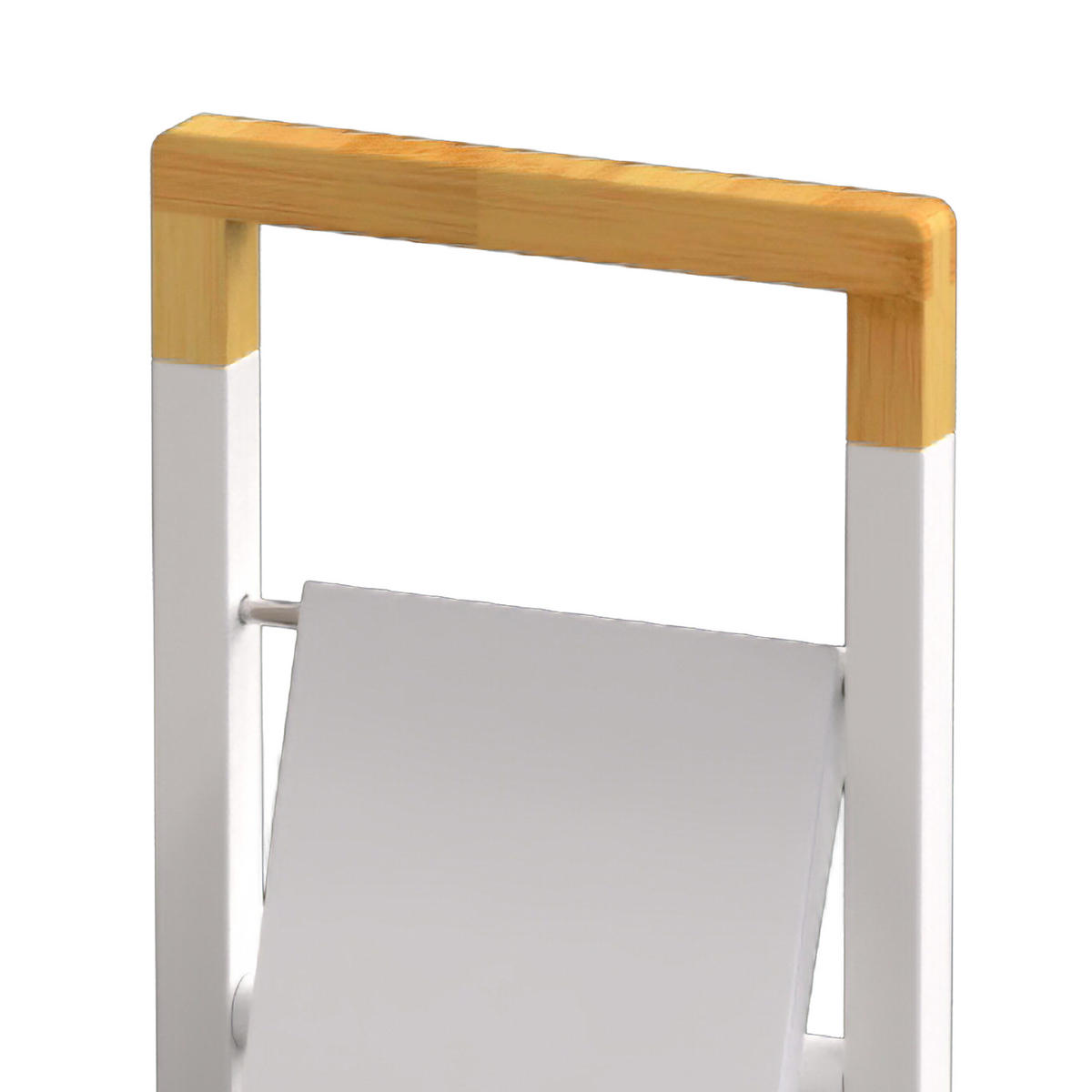 WC-GARNITUR - Weiß, Holz/Kunststoff (18/28/76.5cm) - Relaxdays