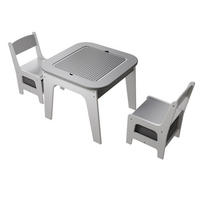 KINDERSITZGRUPPE Milou grau - Grau, Holz (60/50/60cm) - Juskys