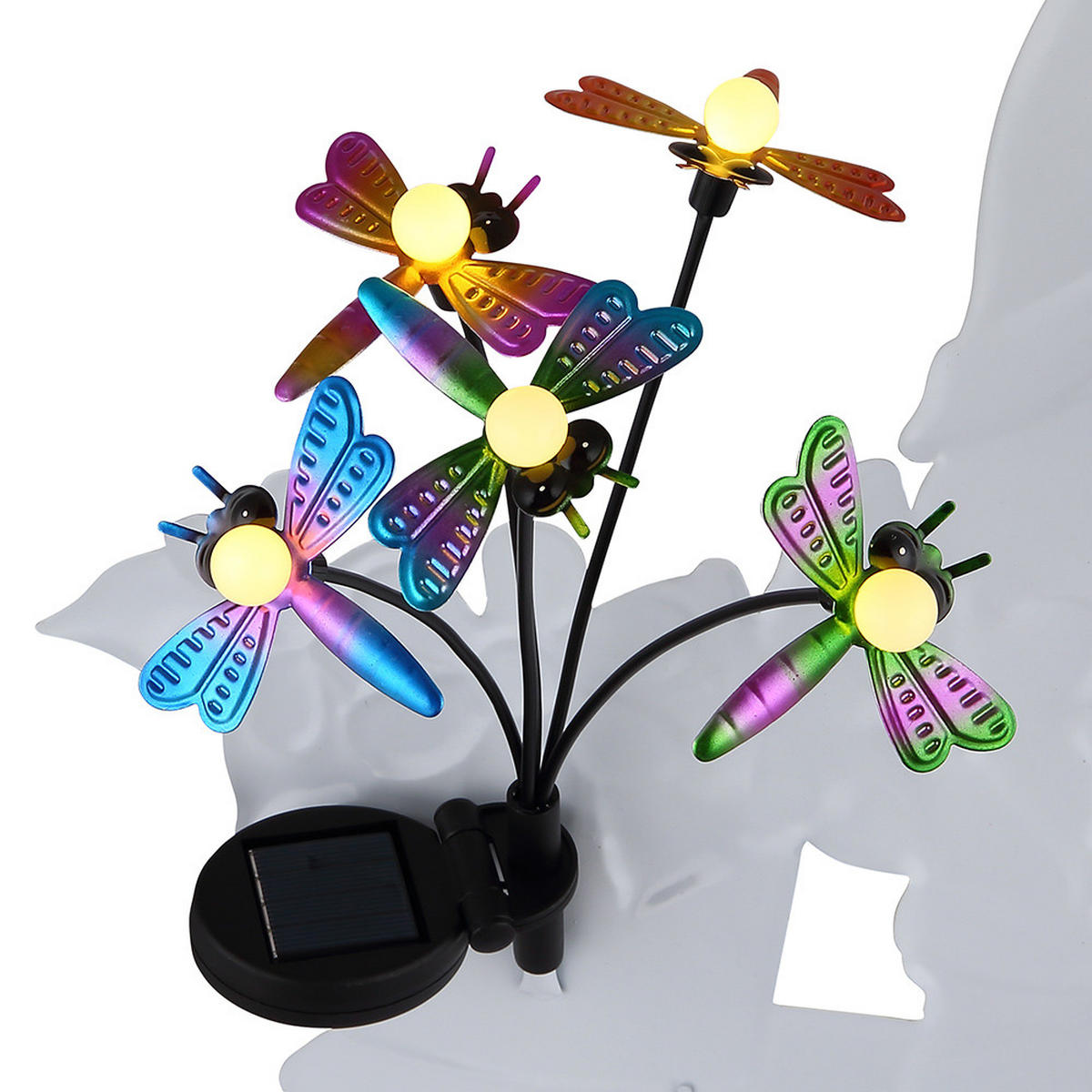 LED AUSSENLEUCHTE Metall Bunt - Multicolor, Metall (43/8/47.5cm) - Globo Lighting