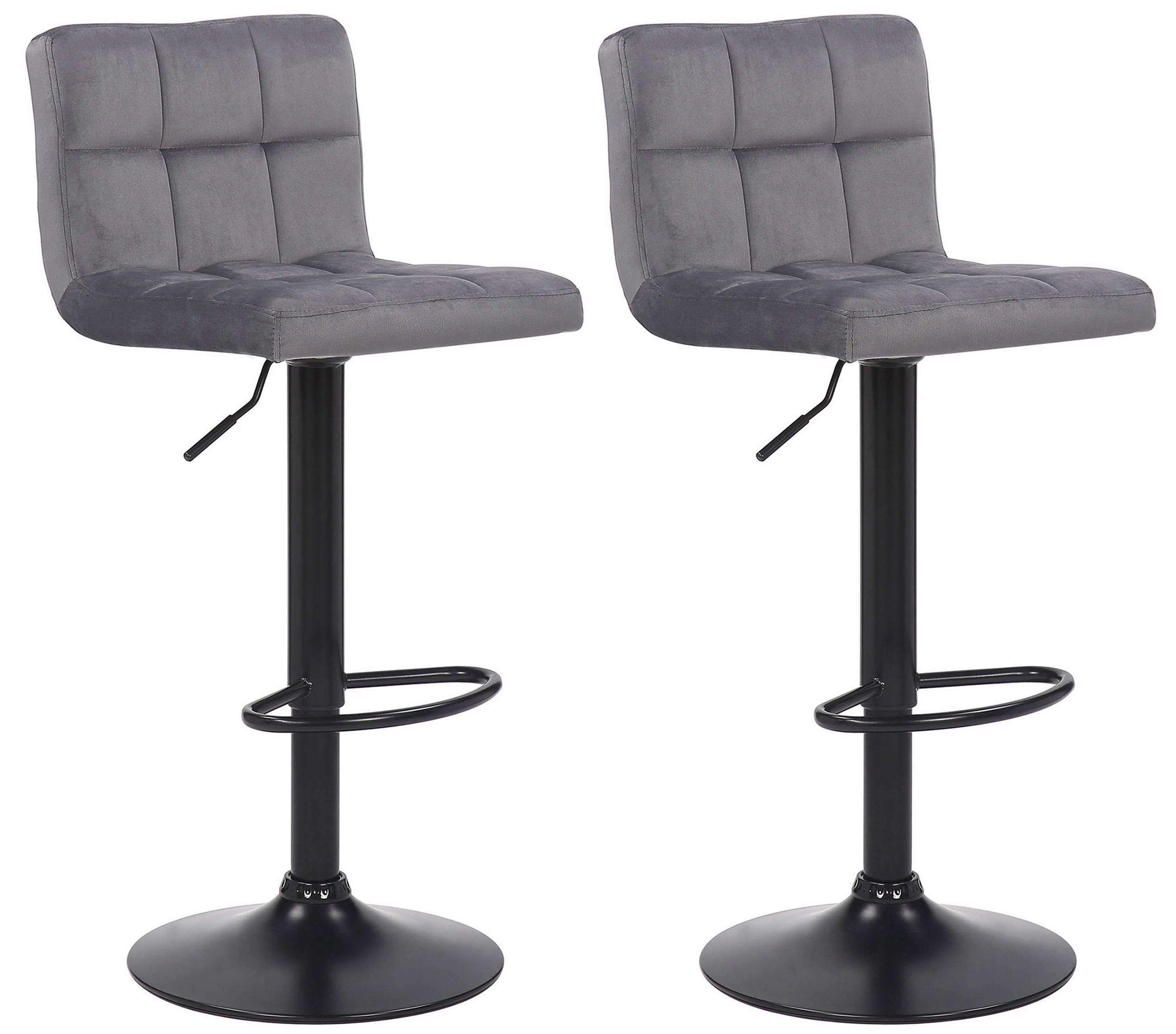 TPFLiving Barhocker Grau 40x106x40 cm
