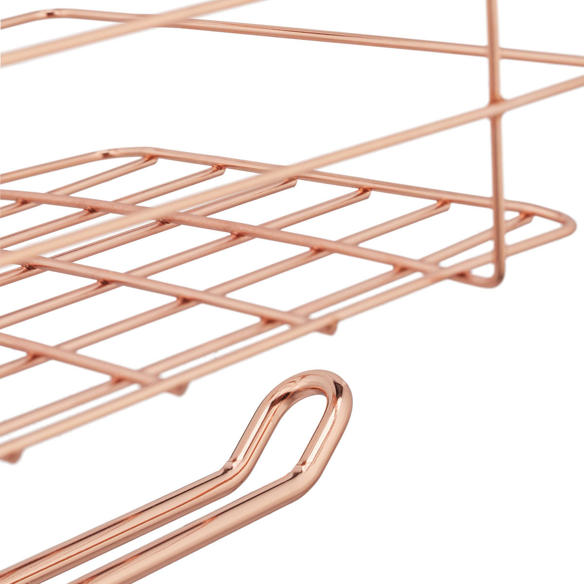 EINHÄNGEKORB - Kupferfarben, Metall (31/18/17cm) - Relaxdays