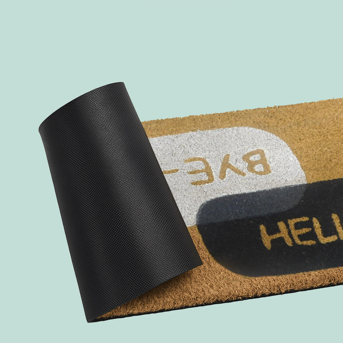 FUSSMATTE - Multicolor, Kunststoff/Textil (60/40cm) - Relaxdays