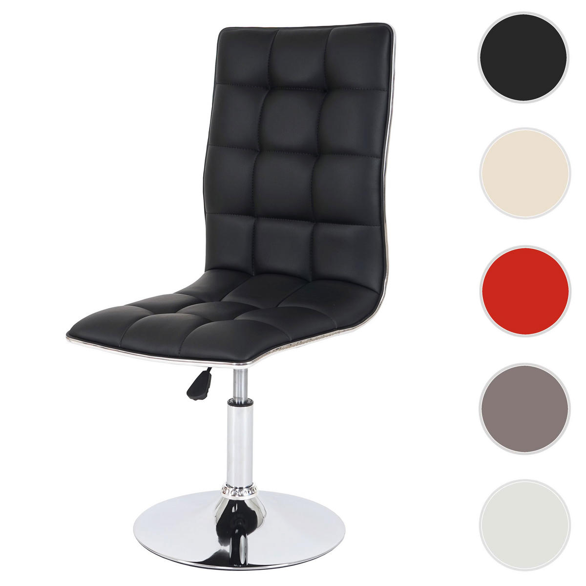 ESSZIMMERSTUHL Schwarz - Schwarz, Textil (43/103/54cm) - MCW