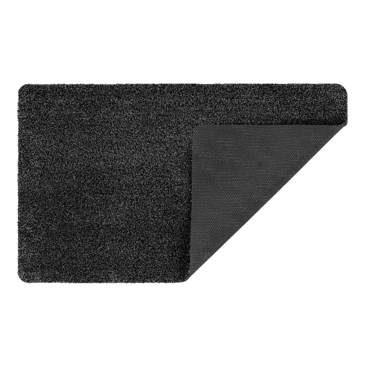 FUSSMATTE FÜR INNEN QUARZIT 2ER SET - Anthrazit, Textil (60/100cm) - Astra