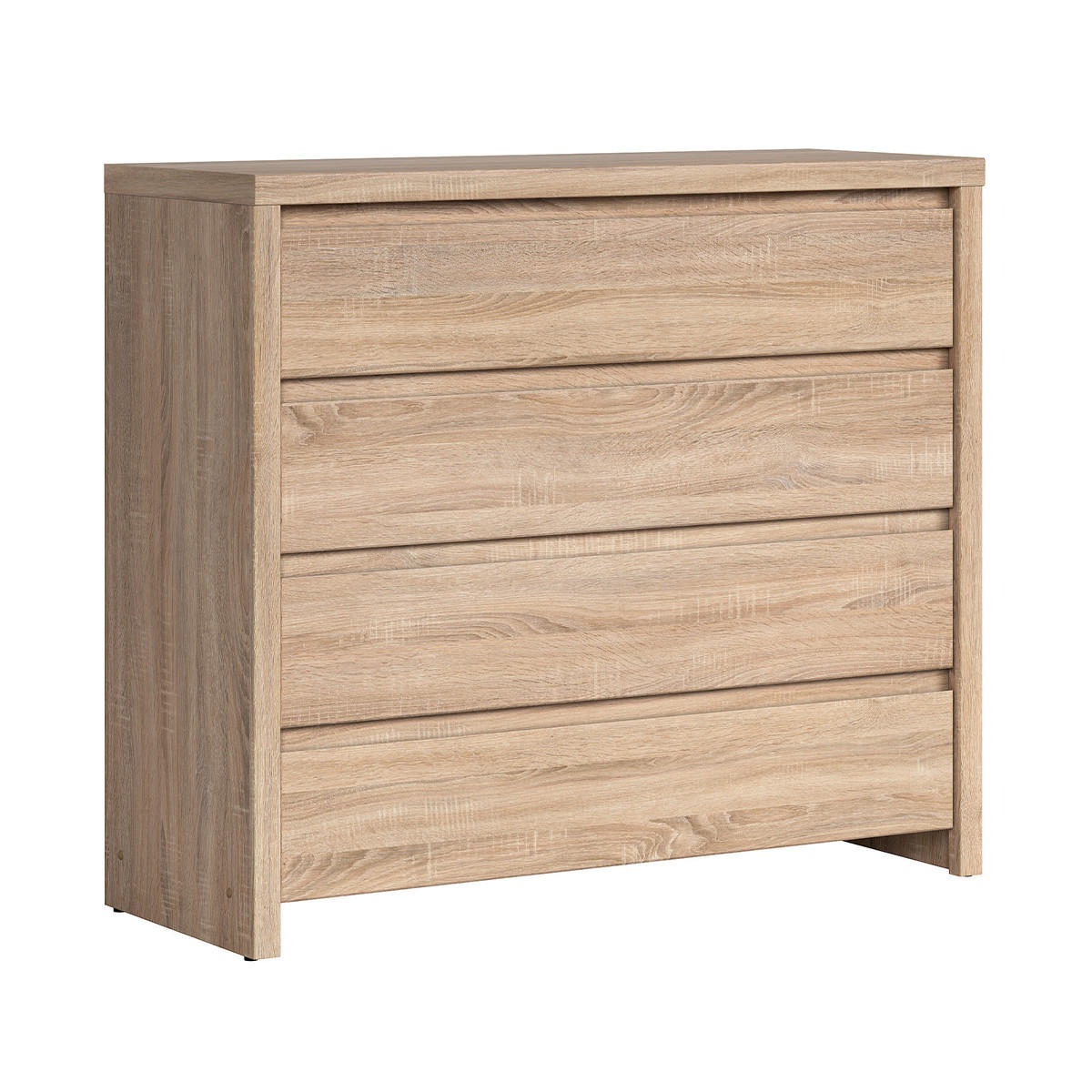 KOMODA Soren Dřevo - hnědá, kompozitní dřevo (92/105/40.5cm) - Petits-meubles