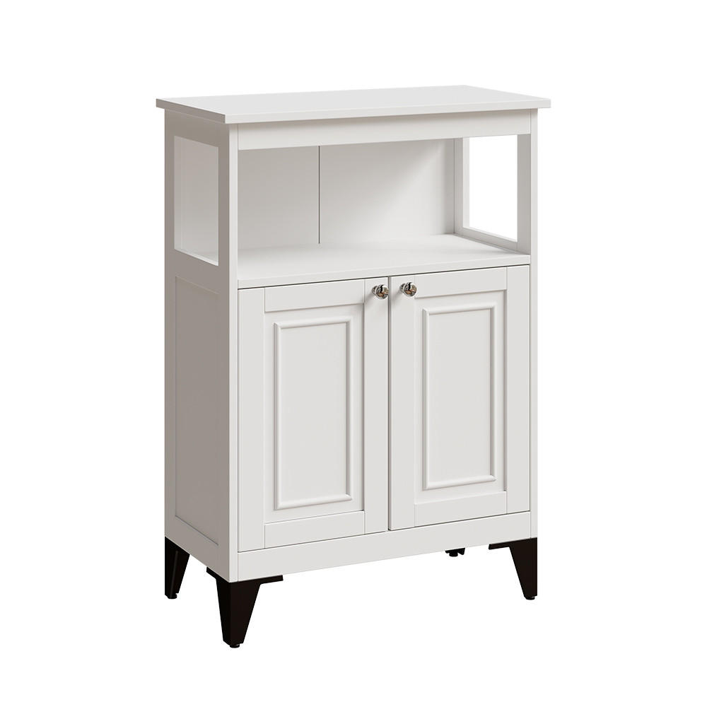MIDISCHRANK Vanity Weiß 60 x 85 cm - Weiß, Holzwerkstoff (60/85/30cm) - Vicco