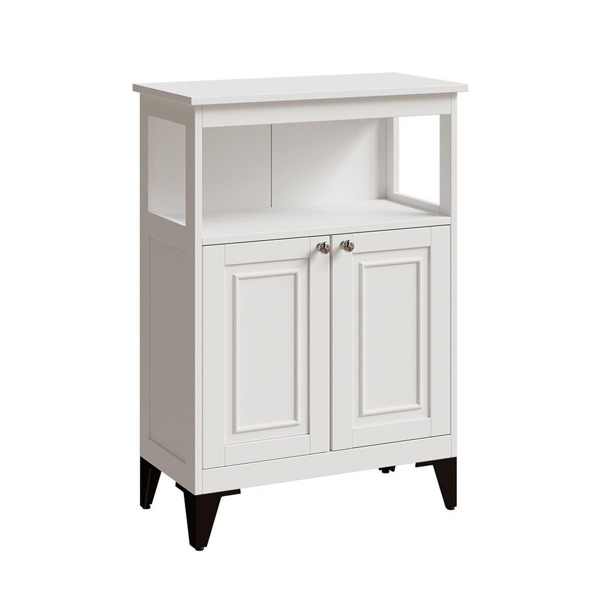 MIDISCHRANK Vanity Weiß 60 x 85 cm - Weiß, Holzwerkstoff (60/85/30cm) - Vicco