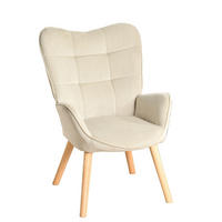 SESSEL Stoff grau - Kirschbaumfarben/Grau, Holz/Textil (61/92/69cm) - Urban Meuble