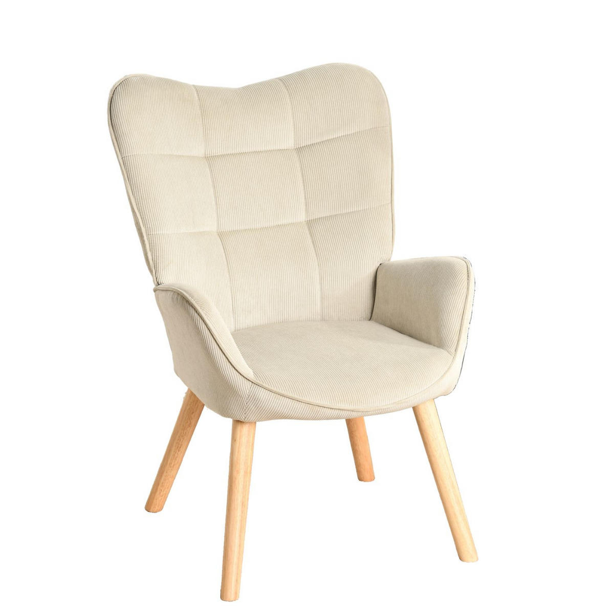 SESSEL Stoff grau - Kirschbaumfarben/Grau, Holz/Textil (61/92/69cm) - Urban Meuble