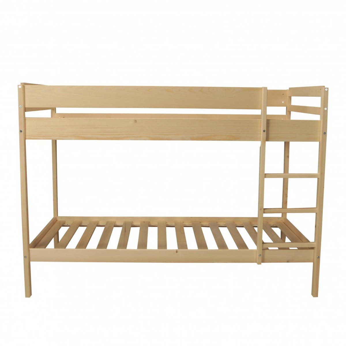 ETAGENBETT BRICE mit 2 Lattenroste / Bett 2x90x190 cm - Naturholtz - Multicolor, Holz (90/190cm) - Weber Industries