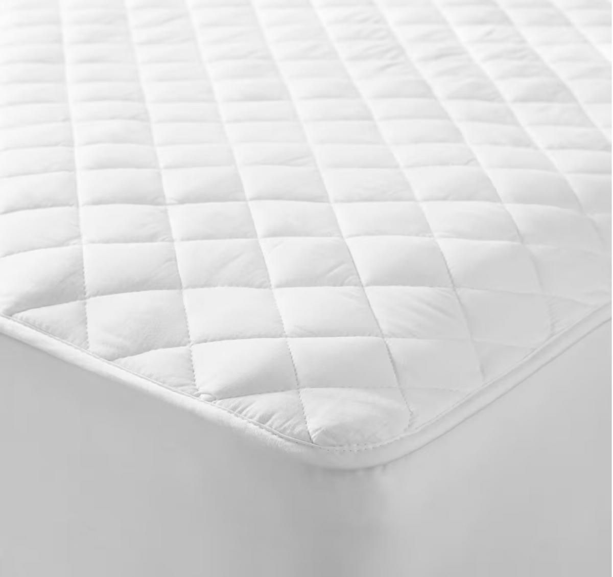 MATRATZENSCHONER LUXURY BEDDING, Baumwolle, 160/200 cm - Weiß, Textil - WOODEK