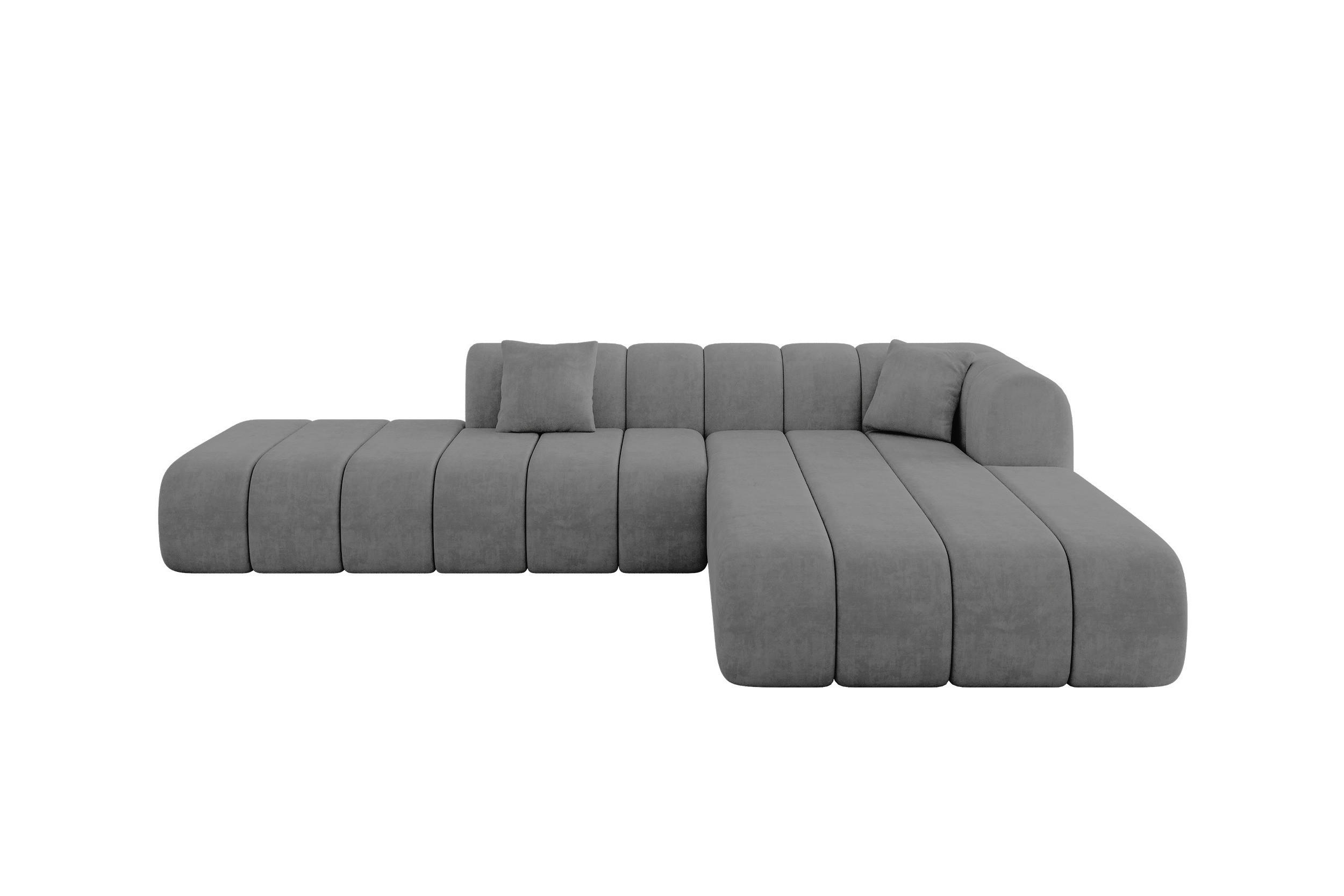 Altdecor Ecksofa Grau 289x176 cm