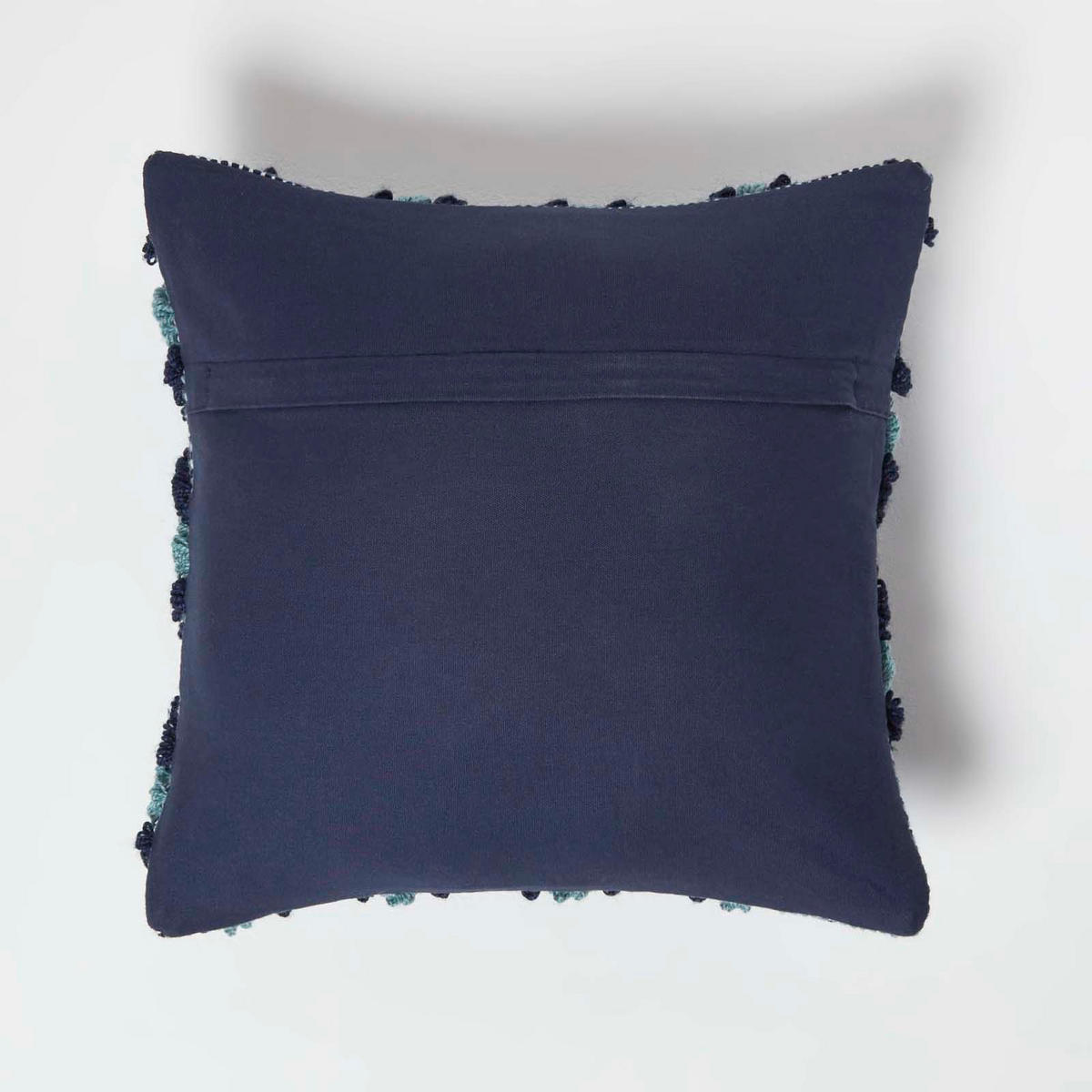 DEKOKISSEN Tula 45/45 cm mit 3D-Muster - Blau, Textil (45/45cm) - Homescapes
