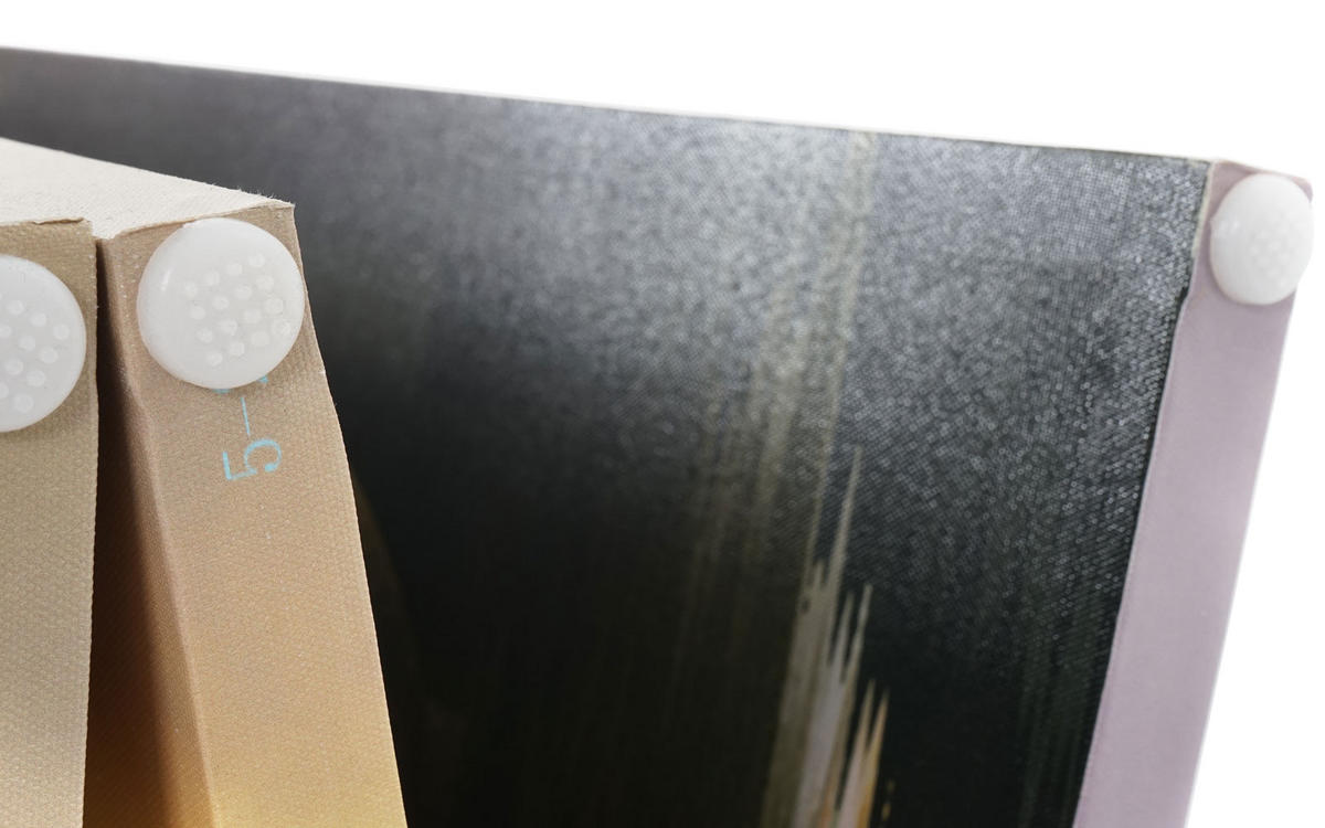 FOTO-PARAVENT ORIENTAL Schwarz, Gold - Goldfarben/Schwarz, Holz (200/180/2cm) - MCW