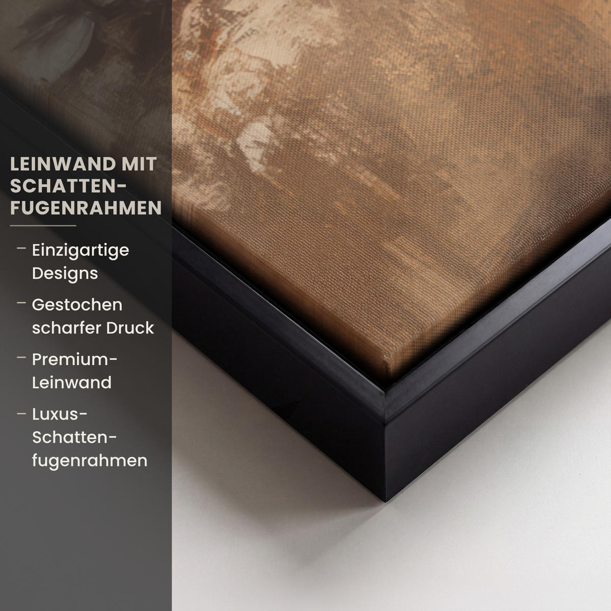 LEINWAND Bilder mit Rahmen - Weihnachten - Hirsch - Geweih - Weihnachtskugel - Rentier - 100x70 - Hellbraun, Textil (100/70cm) - MuchoWow