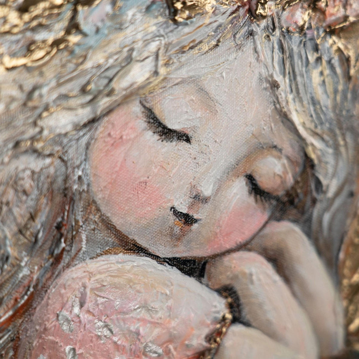 GEMÄLDE Verzauberte Welt Schattenfugenrahmen Beige 120x60 cm - Beige, Holz (120/80cm) - YS-art gallery