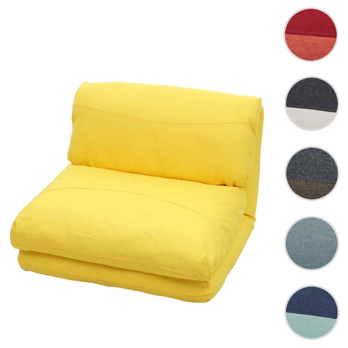 SCHLAFSESSEL Gelb - Gelb, Textil (75/60/75cm) - MCW