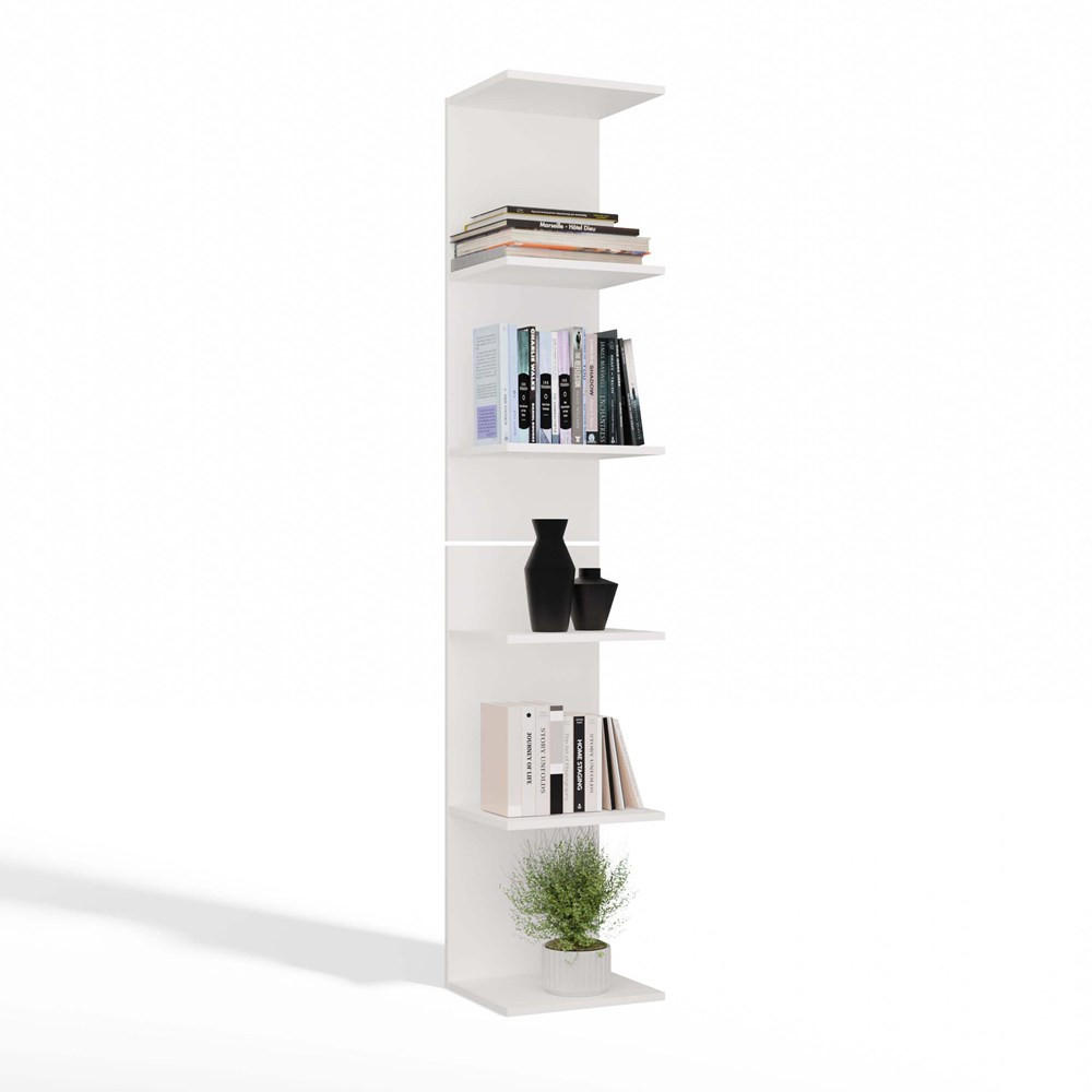 XXXLutz Bücherregal Weiß 35x180x30 cm