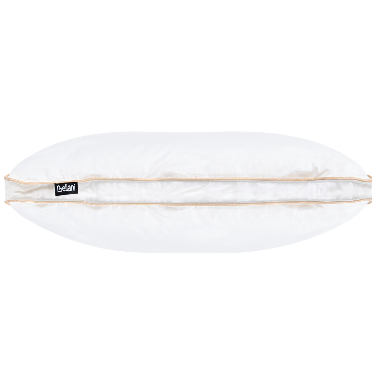 KOPFKISSEN Weiß Hoch 50/60 cm Etna - Weiß, Naturmaterialen (60/50cm) - Beliani