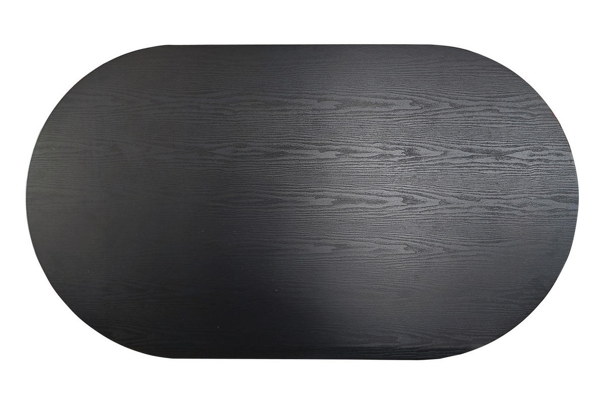 ESSTISCH OVI - Schwarz, Holz (90/160/75cm) - SAM