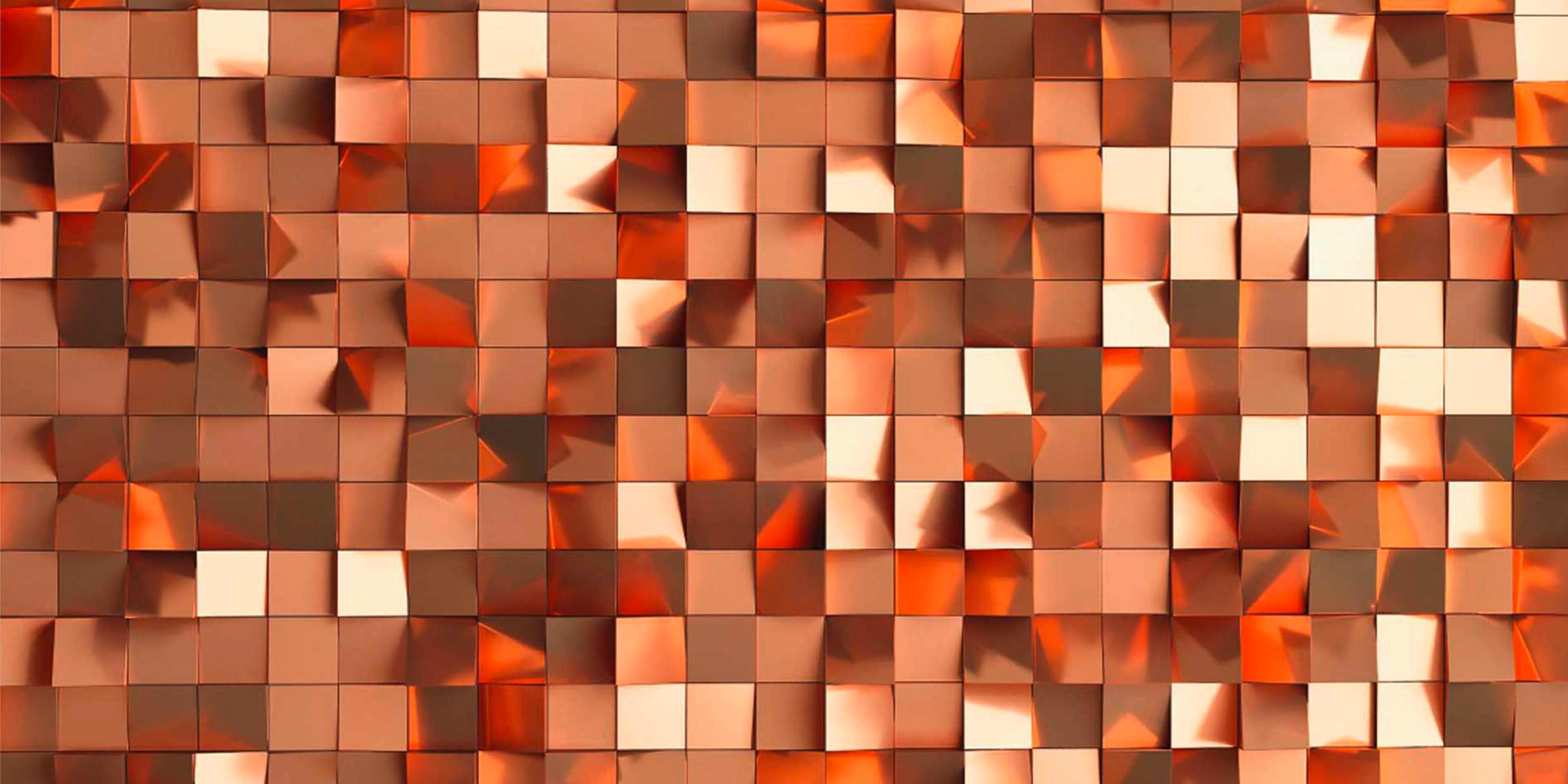abstraktes Bild in rosegold