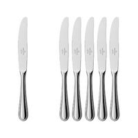 TAFELMESSER Neufaden Merlemont silber 233 mm 6er Set - Silberfarben, Metall (26.5cm) - Villeroy & Boch
