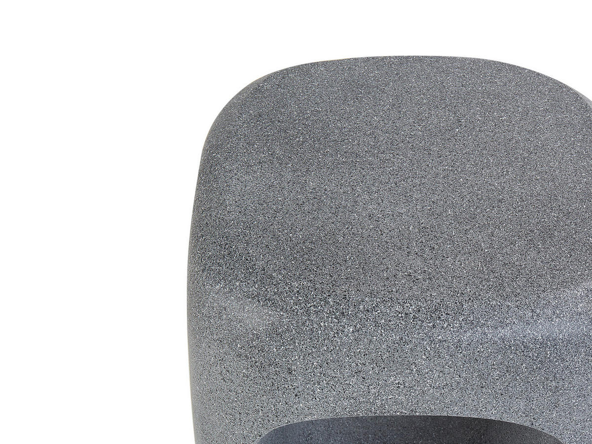 BEISTELLTISCH Beton Marmor Optik grau 33/33 cm Pelmo - Grau, Stein (33/33/45cm) - Beliani