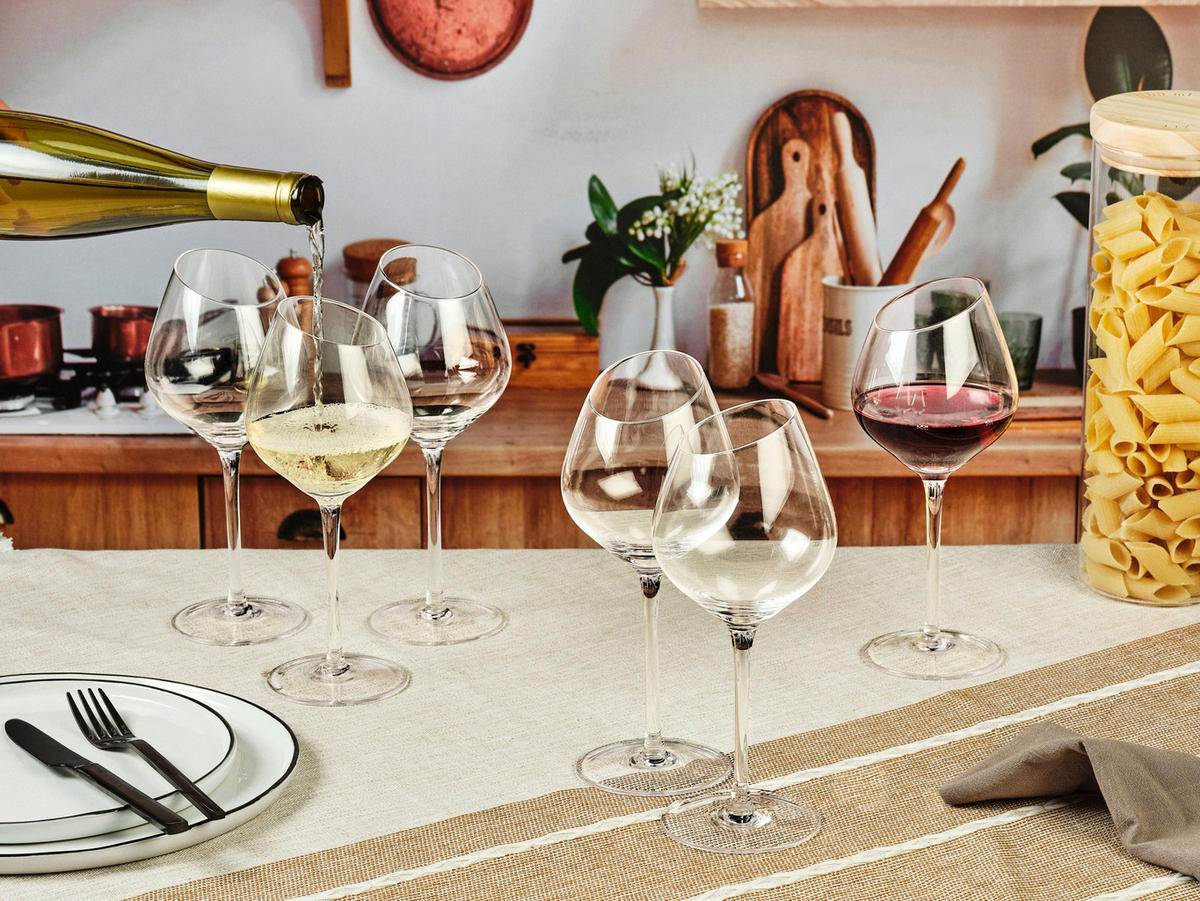 WEINGLÄSER Sväva 370ml - 6er-Set - Transparent - Transparent, Glas (0.37L) - Björn