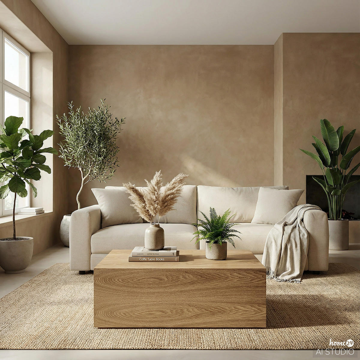 FURNIERTER COUCHTISCH - Rechteckig - Esche - Eschefarben, Holzwerkstoff (60/90/35cm) - home24