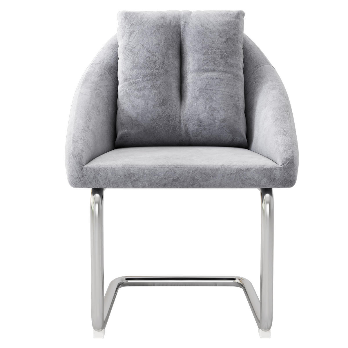 SCHWINGSTUHL DE-35649 2er-Set mit Samtpolsterung Grau - Grau, Metall (59/82/65cm) - ComfortXL
