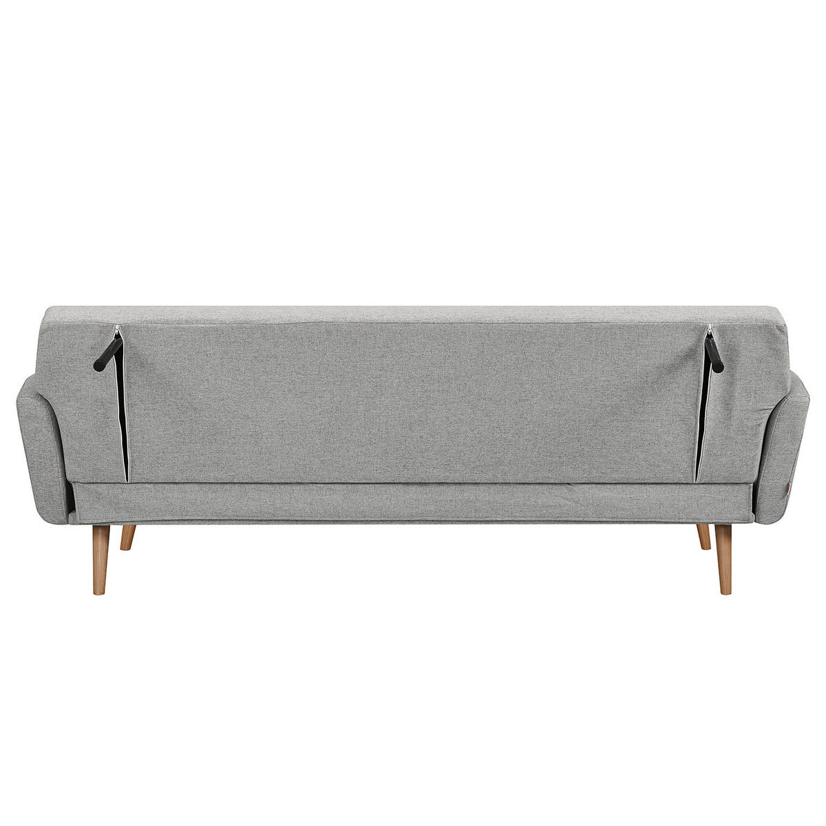 SCHLAFSOFA - Filz - Beige/Hellgrau, Birkenholz/Textil (212/79/85cm) - home24