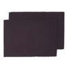 TISCHSET schwarz im 2er-Set 33/50 cm, 100% Baumwolle - Schwarz, Textil (33/50cm) - Homescapes