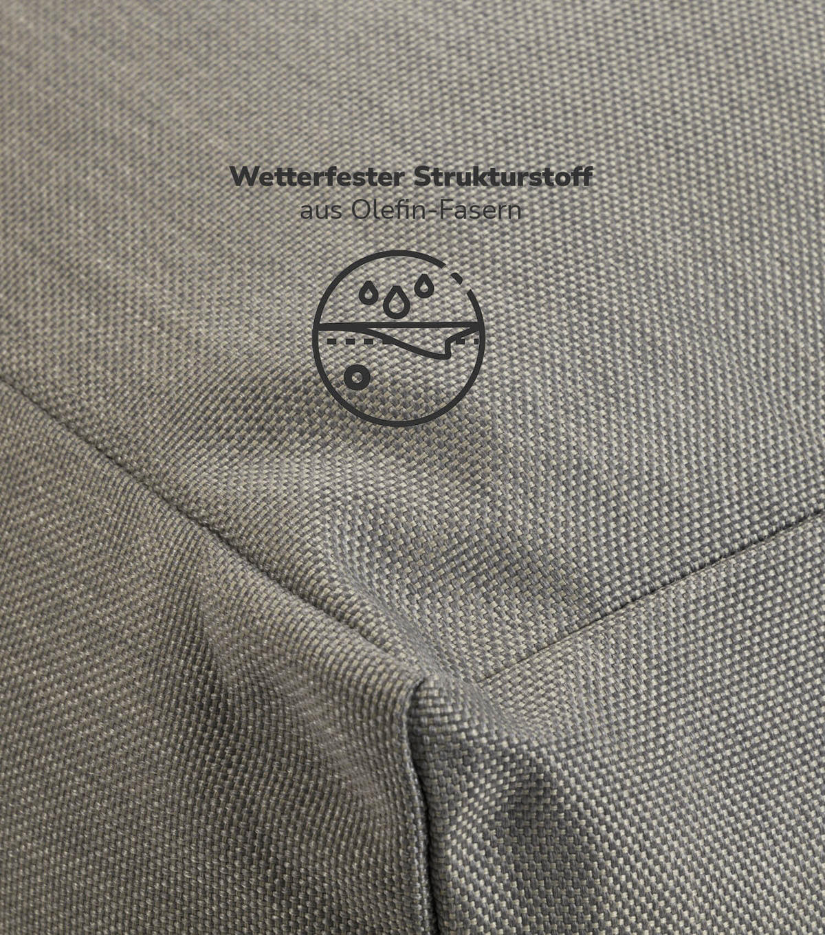 SITZSACK Der Summerdream - Schwarz/Grau, Textil (70/80/90cm) - Mokebo