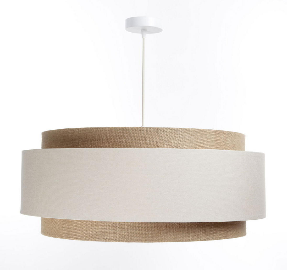 HÄNGELEUCHTE Beige 60/25 cm - Beige, Kunststoff (60/1.9/25cm) - ONZENO