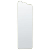 WANDSPIEGEL Metall weiß 45/145 cm Abzac - Weiß, Metall (45/145/3cm) - Beliani