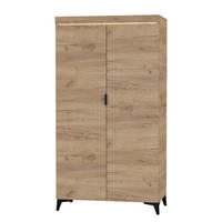 SKŘÍŇ 2DVEŘOVÁ Ruben Dřevo - hnědá, kompozitní dřevo (105/195/55cm) - Petits-meubles