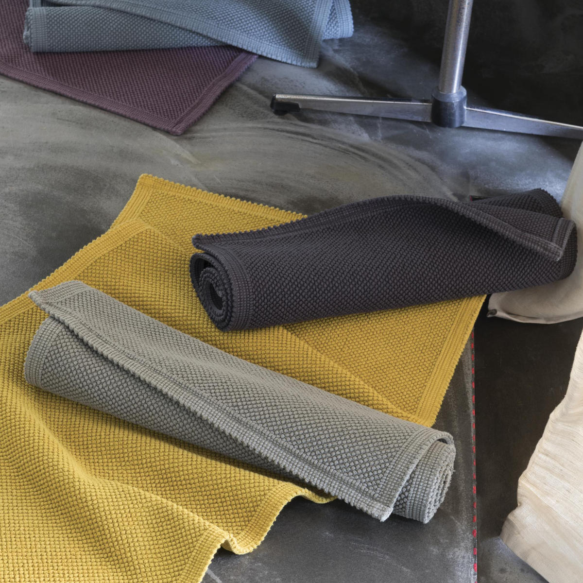 BADEMATTE Etia leinen 54 x 110 cm - Ecru, Textil (54/110cm) - Vivaraise