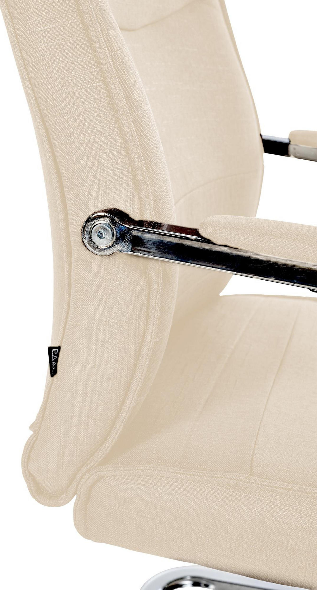 SCHWINGSTUHL 2er Set Stoff creme - Creme, Textil/Metall (55/88/60cm) - CLP