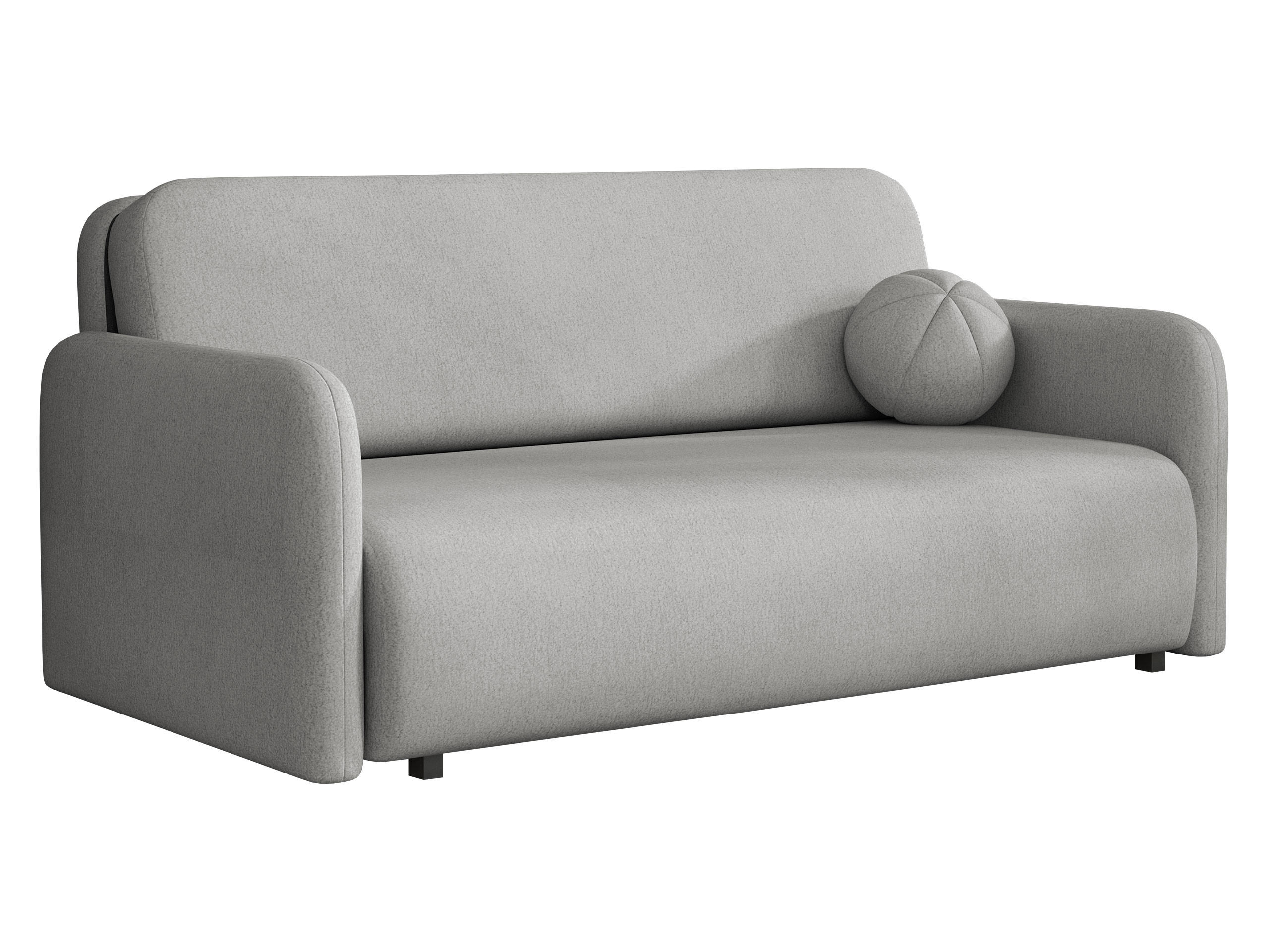 SCHLAFSOFA Viva Sun IV - Hellgrau/Schwarz, Holz/Textil (170/85/103cm) - MIRJAN24