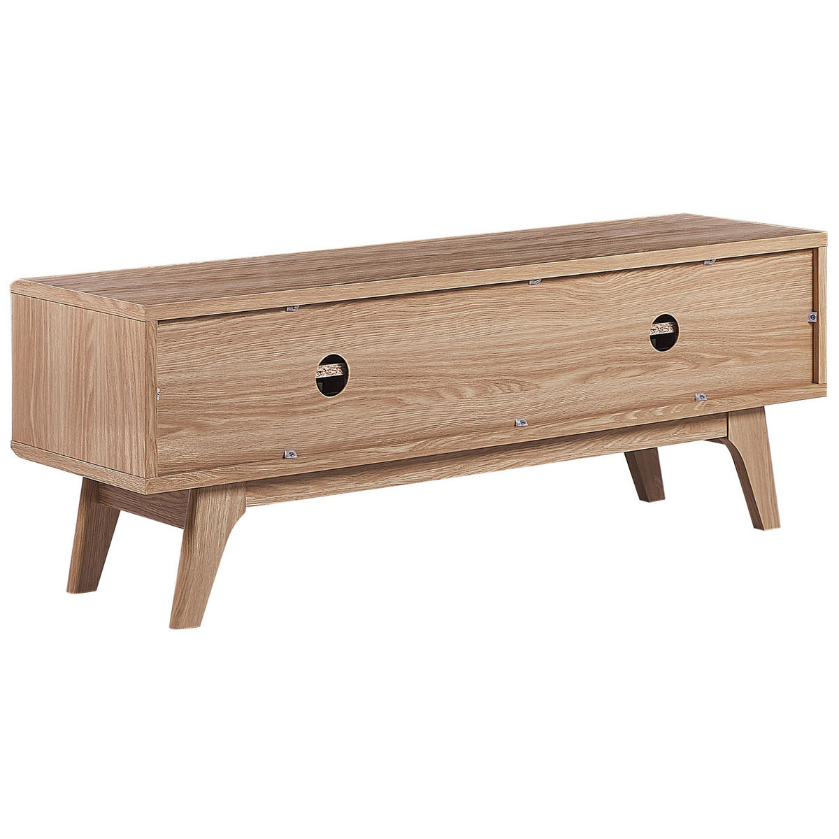 TV-MÖBEL Hellbraun TOLEDO 35/117/44 cm - Hellbraun, Holzwerkstoff (117/44/35cm) - Beliani