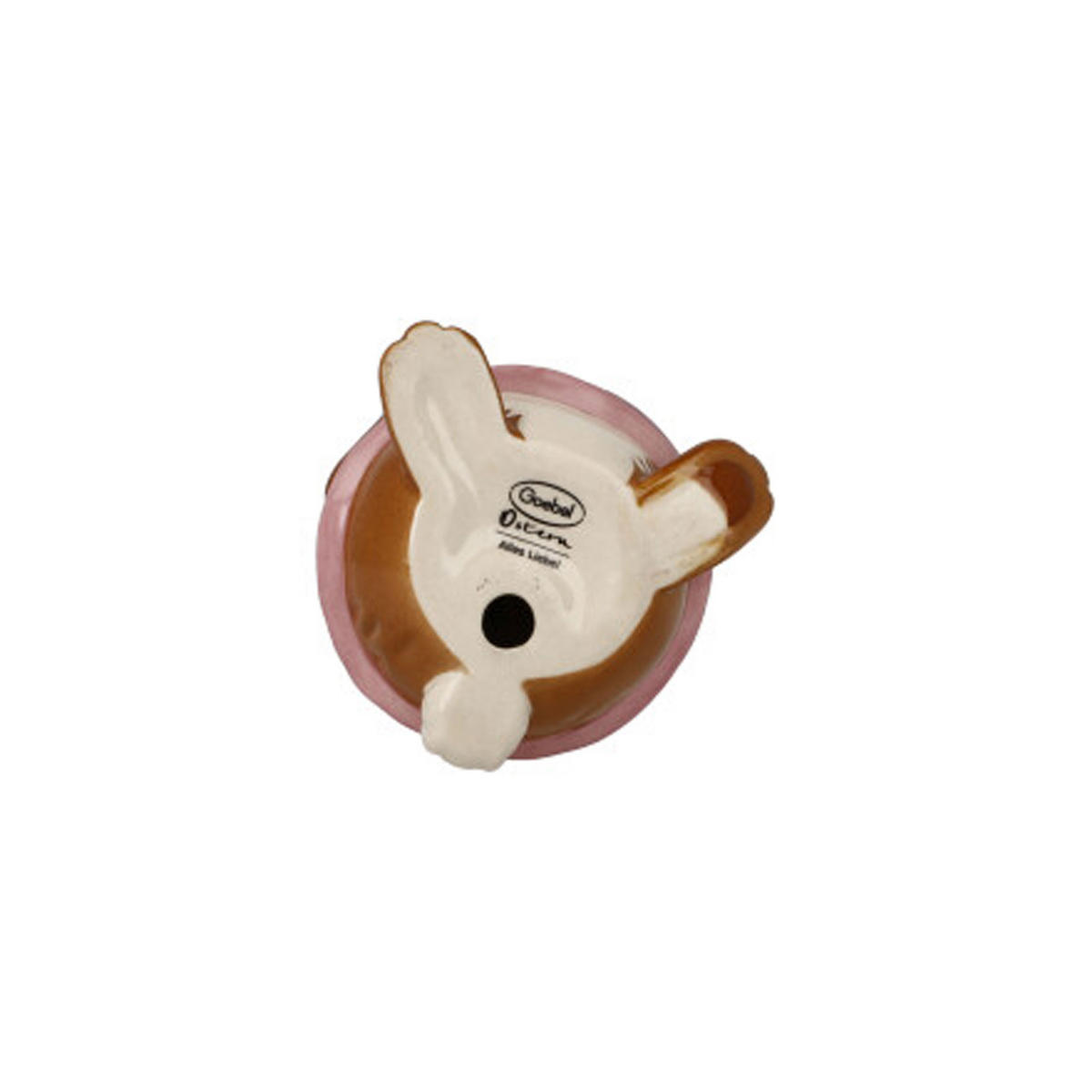 DEKOTIER Hase - Alles Liebe!, Steingut, Bunt, 12 cm - Multicolor, Keramik (5.5/12/6.5cm) - Goebel