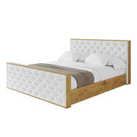 POLSTERBETT mit Bettkasten, Fußteil und Lattenrost, Boxbett ohne Matratze - ENZO3-Z 180x200 Weiß - Weiß, Holzwerkstoff/Textil (180/200cm) - ALTDECOR