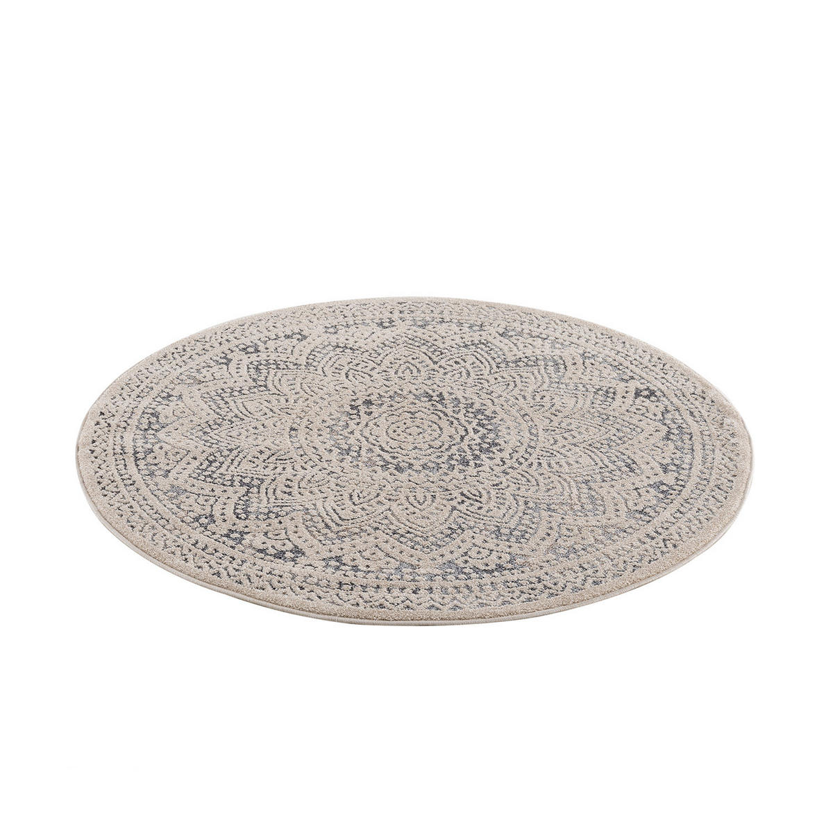 KURZFLOR-TEPPICH Art 1652 Grau 200x200 cm - Grau, Textil (200/200cm) - carpet city