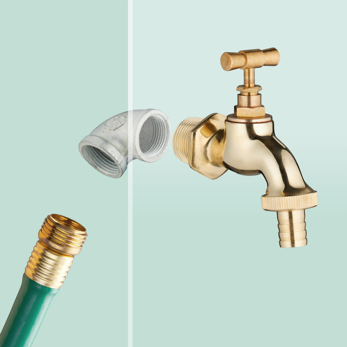 STANDBRUNNEN - Braun, Metall (20.5/18/80cm) - Relaxdays